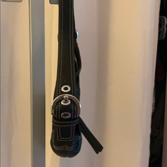 Black Leather Mini Handbag. Authentic - Picture 2 of 3